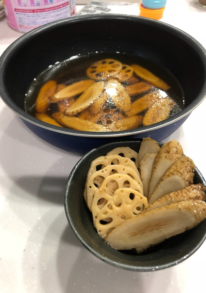ゴボウとレンコンの揚げ漬け-レシピのメイン写真