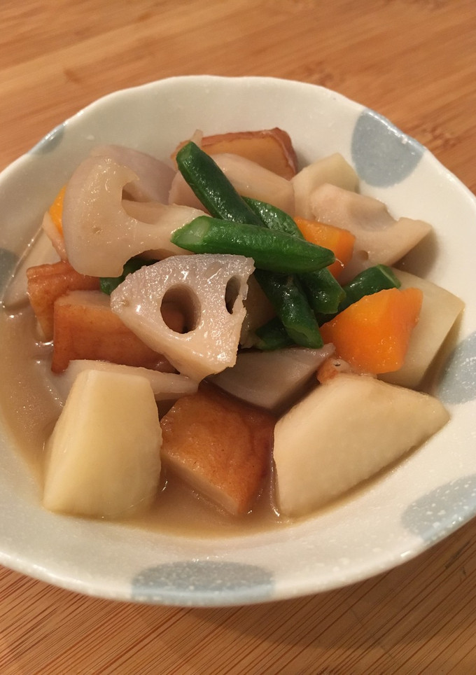 ささっと煮物 蓮根 里芋-レシピのメイン写真
