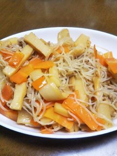 きむら家の豚肉とメンマ炒め-レシピのメイン写真