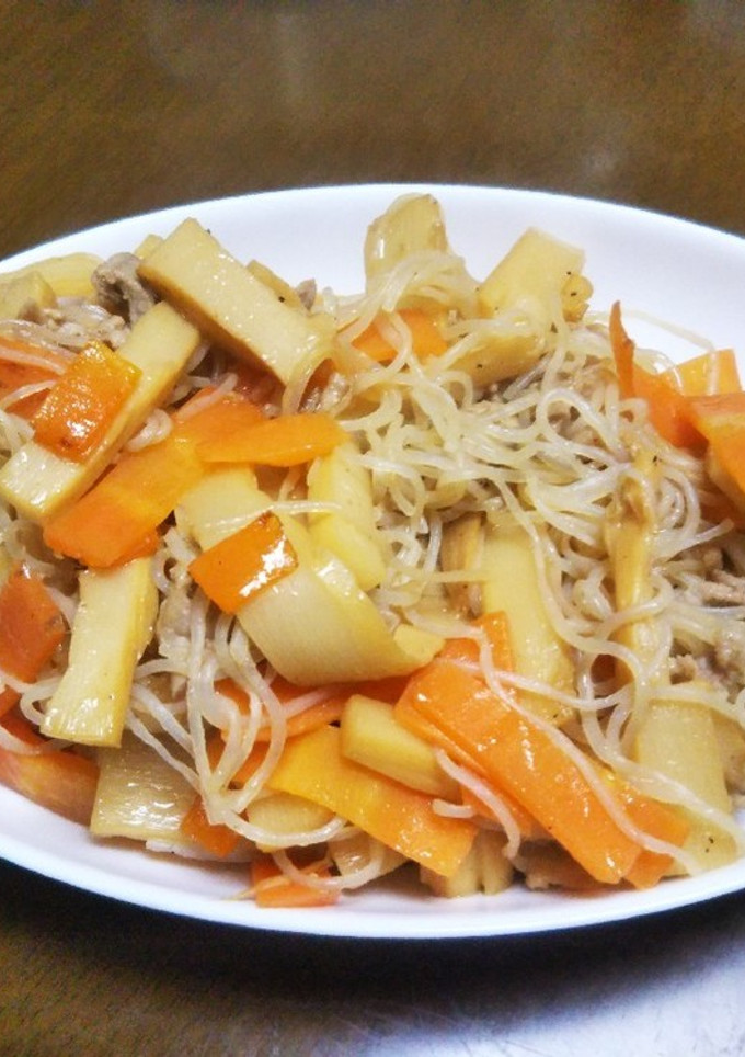 きむら家の豚肉とメンマ炒め-レシピのメイン写真