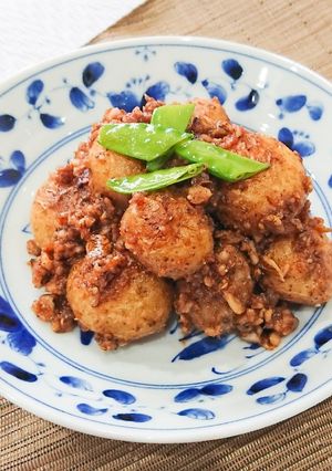 こく旨!新じゃがのごまクルミ味噌和え-レシピのメイン写真