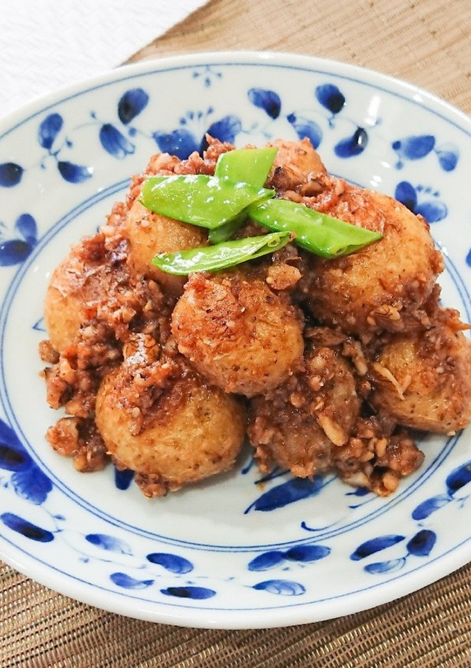 こく旨！新じゃがのごまクルミ味噌和え-レシピのメイン写真