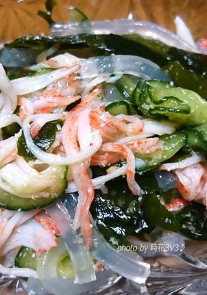 ◆葛切りと胡瓜のさっぱり酢の物◆-レシピのメイン写真