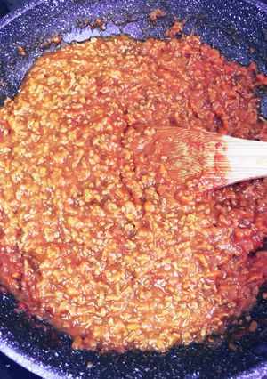 変わった作り方？のミートソーススパゲティ-レシピのメイン写真