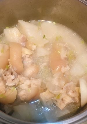 ☆栄養たっぷり ☆簡単 豚足&大根スープ-レシピのメイン写真