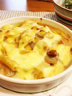 タケノコとレンコンのグラタン-レシピのメイン写真