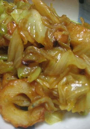 ちくわのカレー味炒め-レシピのメイン写真