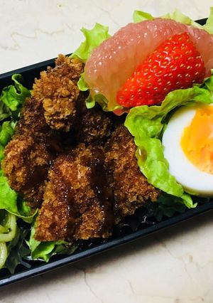 ズボラで愛♡チキンカツ弁当①-レシピのメイン写真