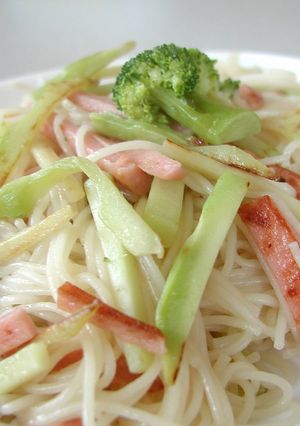 焼き☆ひやむぎでランチ-レシピのメイン写真