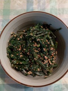春菊のごまマヨあえ-レシピのメイン写真