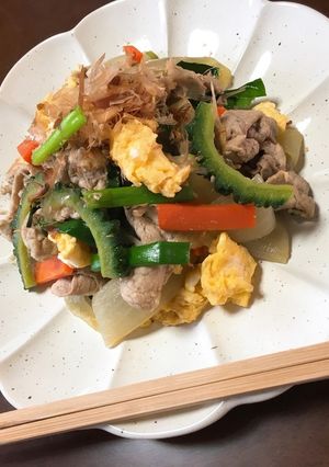 豚肉のゴーヤのチャンプルー-レシピのメイン写真