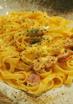 【簡単】カルボナーラ【一人分】-レシピのメイン写真