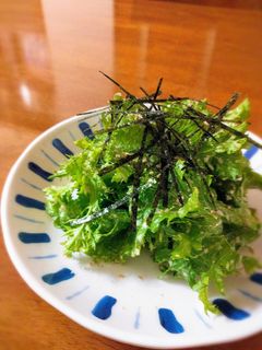 わさび菜の和風サラダ-レシピのメイン写真