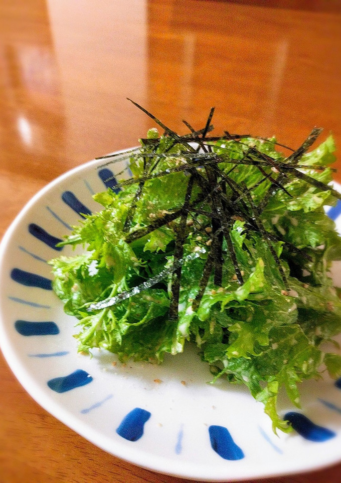 わさび菜の和風サラダ-レシピのメイン写真
