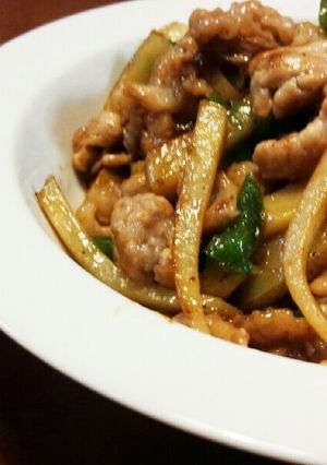 簡単節約☆豚コマとジャガイモで♪青椒肉絲-レシピのメイン写真