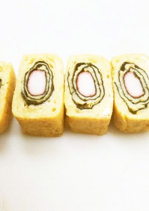 カニかまと海苔の卵焼き（冷凍保存可能）-レシピのメイン写真
