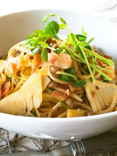 ◆筍とベーコンのアンチョビパスタ♪-レシピのメイン写真