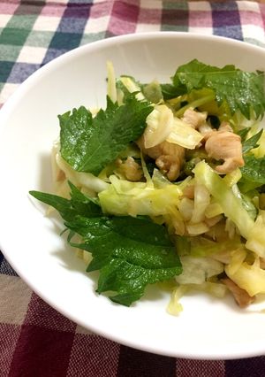 3Stepで！キャベツと鶏肉ホットサラダ-レシピのメイン写真