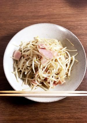 もやしとベーコンのタレ風味-レシピのメイン写真