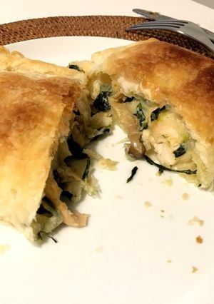 節約食材で！ささみときのこのパイ包み焼き-レシピのメイン写真