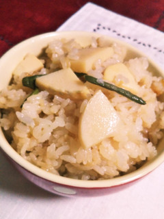 ♡祝話題入り♡筍と山菜で炊き込みご飯-レシピのメイン写真