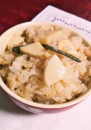 ♡祝話題入り♡筍と山菜で炊き込みご飯-レシピのメイン写真