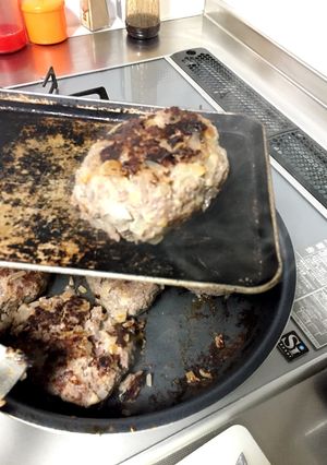 鹿肉でハンバーグ-レシピのメイン写真