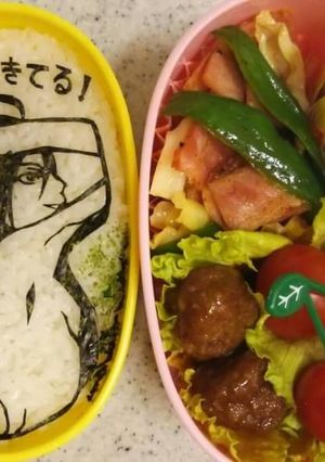 キャラ弁当 弱虫ペダル 真波山岳-レシピのメイン写真