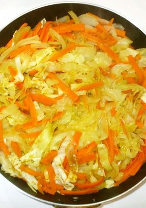 キャベツ人参の蒸し煮♪カレー風味-レシピのメイン写真