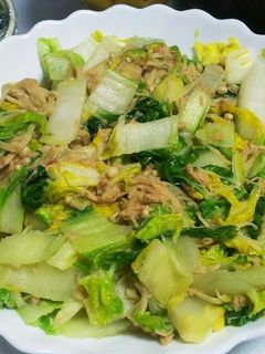 糖質制限にも★白菜とえのきの炒めもの-レシピのメイン写真