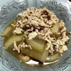 รูปของ お弁当や作り置きに♡大根と鶏そぼろの煮物