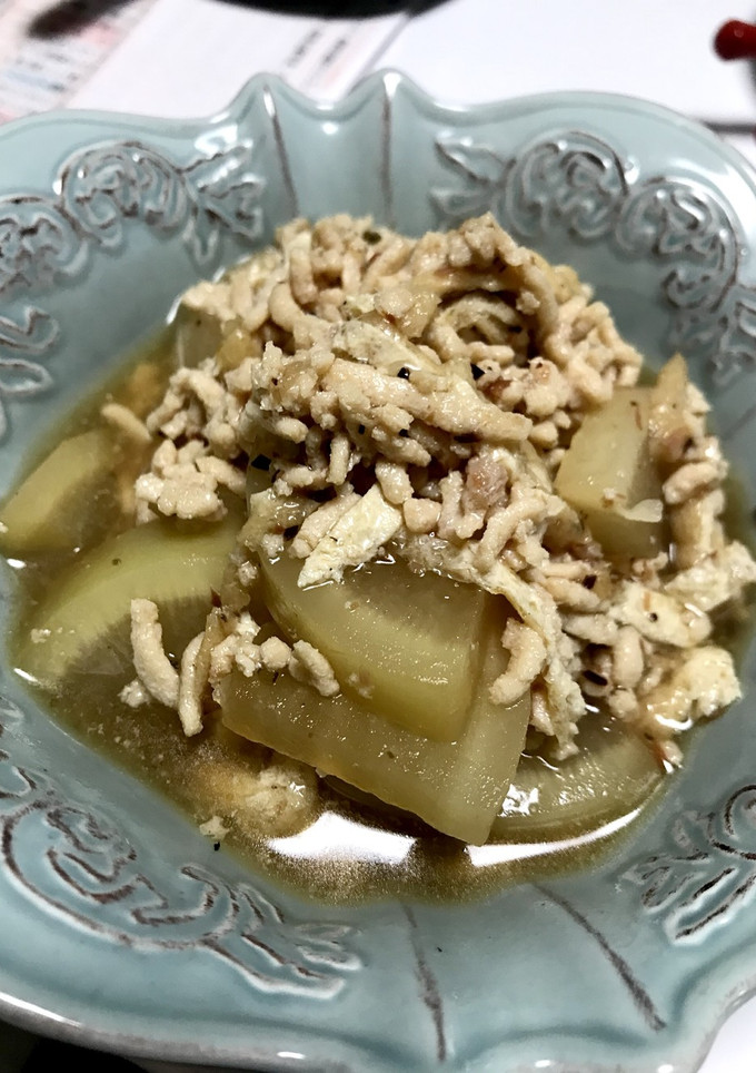 お弁当や作り置きに♡大根と鶏そぼろの煮物-レシピのメイン写真