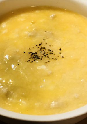 鶏そぼろと玉子のとろとろスープ-レシピのメイン写真
