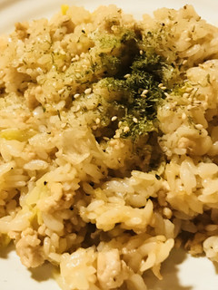 中華みそ味★鶏ひき肉とレタスのチャーハン-レシピのメイン写真