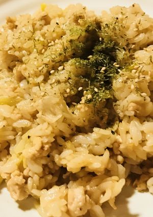 中華みそ味★鶏ひき肉とレタスのチャーハン-レシピのメイン写真