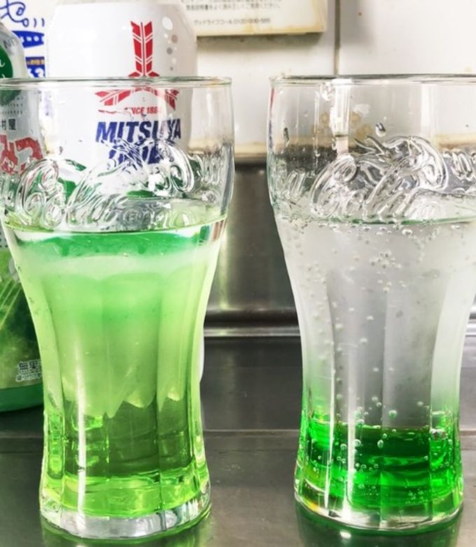 簡単！喫茶店の味！メロンソーダ二層式 by tsuichan_kitchen