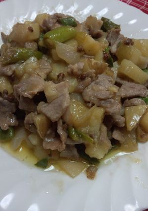豚肉と夏野菜のサイコロ炒め-レシピのメイン写真