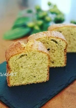 綺麗になっちゃう『ほうじ茶バターケーキ』-レシピのメイン写真