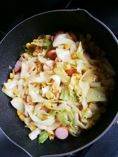 キャベツとコーンの炒め煮-レシピのメイン写真