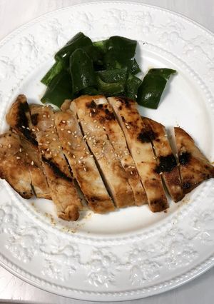高タンパク低脂肪！鶏むね肉の白味噌焼き-レシピのメイン写真