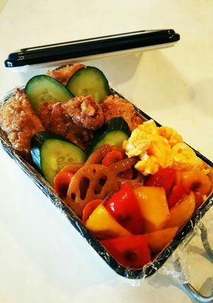 お弁当⑧★唐揚げ弁当★-レシピのメイン写真