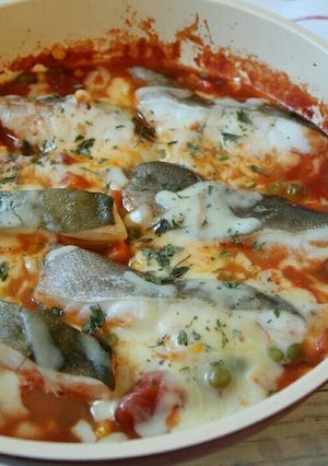簡単!塩タラのトマトチーズ煮込み-レシピのメイン写真