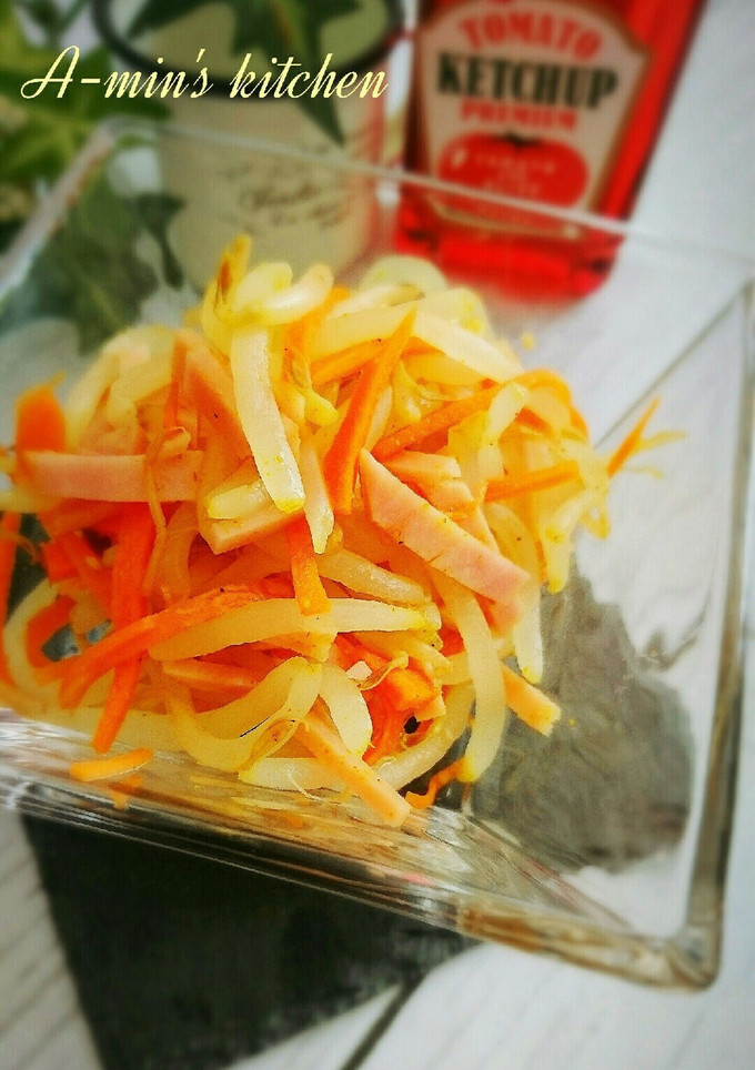 簡単！やみつき☆もやしのカレー和え-レシピのメイン写真