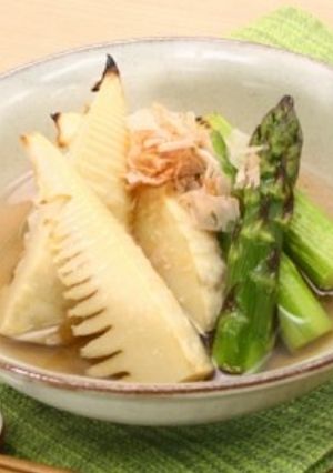 アスパラとたけのこの焼きびたし-レシピのメイン写真