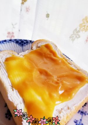 サワークリームレモンカードオープンサンド-レシピのメイン写真