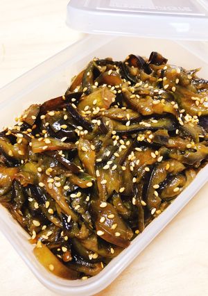 ご飯進みすぎてやばい！なすの甘辛油炒め♡-レシピのメイン写真