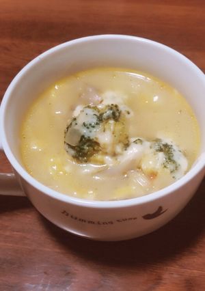野菜たっぷり！簡単チーズスープ♡-レシピのメイン写真