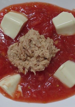 トマト・フレーク・豆腐-レシピのメイン写真