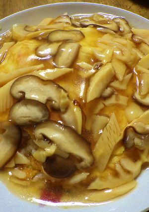 旬タケノコ入り天津飯-レシピのメイン写真