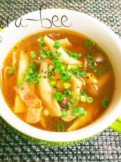 簡単絶品*旬たけのこの中華風カレースープ-レシピのメイン写真
